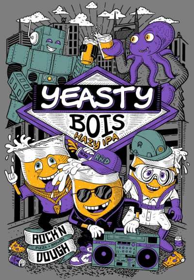 Yeasty Bois label